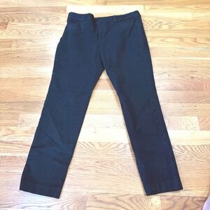 Banana Republic Sloan Slim Fit Black Dress Pants Womens Size 6 Stretch Workwear